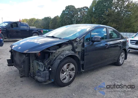 2013 Honda Civic Lx z USA, uszkodzony, nr VIN 19XFB2F54DE237333